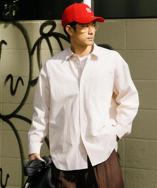 THOMAS MASON（トーマス メイソン）の「THOMAS MASON OVER SHIRTS（シャツ/ブラウス・メンズ・ホワイト系その他/ホワイト/ブルー/ブルー系その他/ロイヤルブルー・SMALL/X-LARGE/LARGE/MEDIUM）」の20枚目の写真