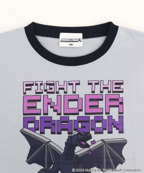 RUGGEDWORKS(ラゲッドワークス)の「【完売】《マインクラフト》キッズ 長袖 ルームウェア パジャマ(ルームウェア/パジャマ・キッズ・パープル/グレー・150/140/130)」の5枚目の写真