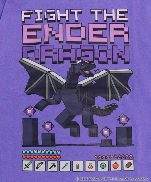 RUGGEDWORKS(ラゲッドワークス)の「【完売】《マインクラフト》キッズ 長袖 ルームウェア パジャマ(ルームウェア/パジャマ・キッズ・パープル/グレー・150/140/130)」の15枚目の写真