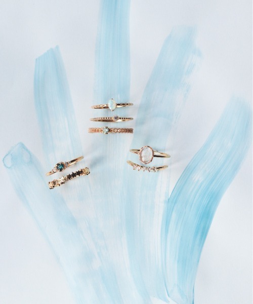 NOIR DE POUPEE（ノワールドプーペ）の「【WEB限定】K18vermeil カボション天然石リング（リング・レディース・ピンク/ゴールド/パープル・#15/#13/#11）」の18枚目の写真