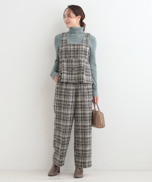 セール】【2点セット】着るだけで決まる クラシカルなツイード調