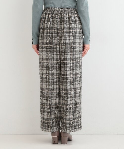 DRESKIP（ドレスキップ）の「【2点セット】着るだけで決まる クラシカルなツイード調 チェック柄セットアップ（セットアップ・レディース・ブラック系3/グレー系1/ダークブラウン系3・01/02/03/04）」の12枚目の写真