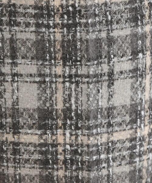 DRESKIP（ドレスキップ）の「【2点セット】着るだけで決まる クラシカルなツイード調 チェック柄セットアップ（セットアップ・レディース・ブラック系3/グレー系1/ダークブラウン系3・01/02/03/04）」の6枚目の写真