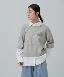 LEPSIM | 12ゲージドッキングロゴプルオーバー　634222(ニット/セーター)