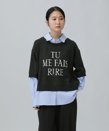 LEPSIM | 12ゲージドッキングロゴプルオーバー　634222(ニット/セーター)