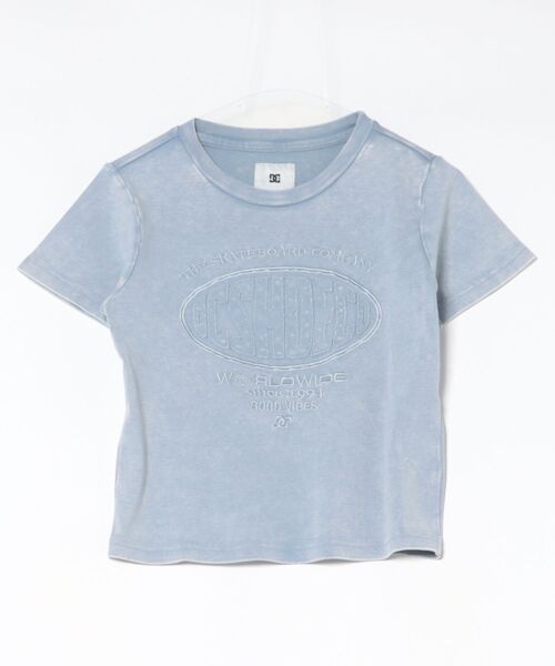 DC（ディーシー）の「DC/ディーシー  レディース ミニT 26 WS HIDDEN SS ムラサキ限定 LST261319M（Tシャツ/カットソー・レディース・ライトピンク/ライトブルー/スミクロ・S/M）」の15枚目の写真