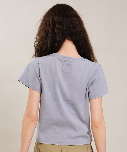 DC（ディーシー）の「DC/ディーシー  レディース ミニT 26 WS HIDDEN SS ムラサキ限定 LST261319M（Tシャツ/カットソー・レディース・ライトピンク/ライトブルー/スミクロ・S/M）」の8枚目の写真