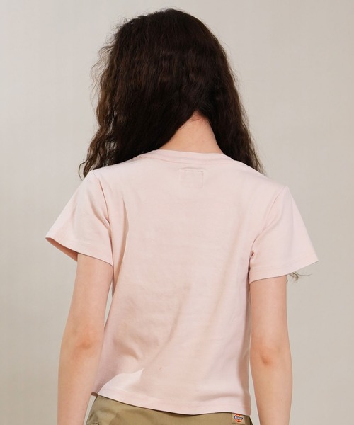 DC（ディーシー）の「DC/ディーシー  レディース ミニT 26 WS HIDDEN SS ムラサキ限定 LST261319M（Tシャツ/カットソー・レディース・ライトピンク/ライトブルー/スミクロ・S/M）」の11枚目の写真