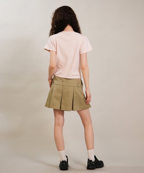DC（ディーシー）の「DC/ディーシー  レディース ミニT 26 WS HIDDEN SS ムラサキ限定 LST261319M（Tシャツ/カットソー・レディース・ライトピンク/ライトブルー/スミクロ・S/M）」の13枚目の写真