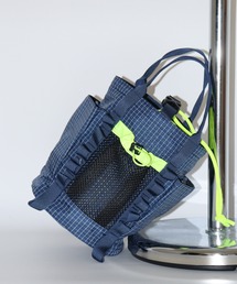 crossi（クロッシー）の「メッシュポケット リップストップ ドローストリングトート（ショルダーバッグ）」