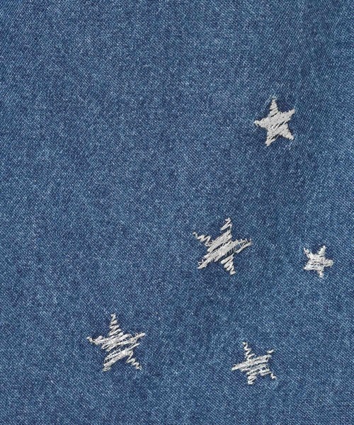 BAYFLOW（ベイフロー）の「[インナーパンツ付♪]スター刺繍デニムスカート(KIDS)（デニムスカート・キッズ・ブルー/ライトブルー・150cm/140cm/130cm/120cm/110cm）」の19枚目の写真