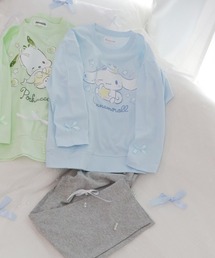 RUGGEDWORKS（ラゲッドワークス）の「【WEB限定！】《サンリオキャラクターズ》 お肌にやさしい綿100％ キッズ サンリオ 長袖 ルームウェア パジャマ ドロップショルダー（ルームウェア/パジャマ）」