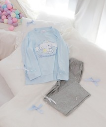 RUGGEDWORKS（ラゲッドワークス）の「【WEB限定！】《サンリオキャラクターズ》 お肌にやさしい綿100％ キッズ サンリオ 長袖 ルームウェア パジャマ ドロップショルダー（ルームウェア/パジャマ）」