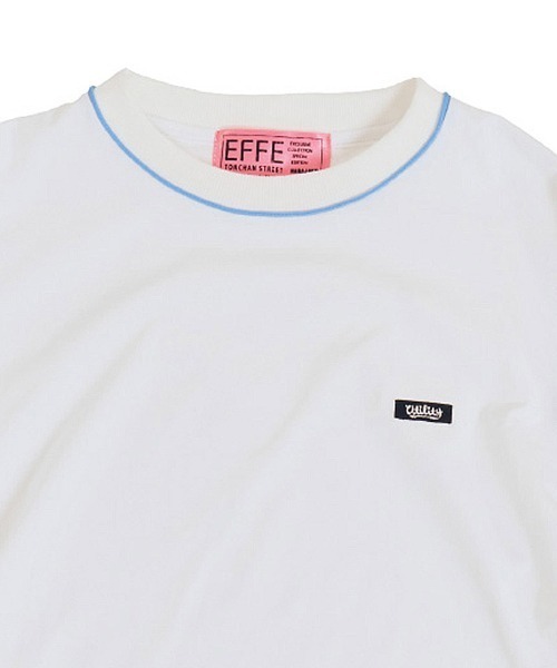 EFFECTEN（エフェクテン）の「mlt5578-Fake layered L-S Tee カットソー(efsal-21)（Tシャツ/カットソー・メンズ・ホワイト×ブルー/グレー系その他・FREE）」の17枚目の写真