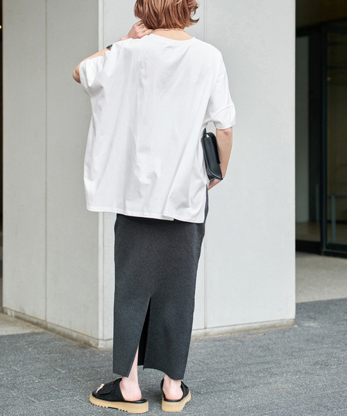 Spick & Span（スピックアンドスパン）の「《WEB限定/追加》GOOD ROCK SPEED / グッドロックスピード フォトドルマンTシャツ（Tシャツ/カットソー・レディース・ブラック系その他/ブラウン/ホワイト・FREE）」の19枚目の写真