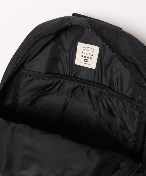 BILLABONG（ビラボン）の「【BILLABONG/ビラボン】ROADIE/バックパック　リュックサック（バックパック/リュック・レディース・ブラック・FREE）」の2枚目の写真