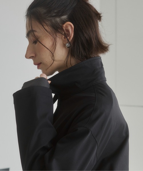 ANGIE（アンジー）の「スカーフ付きミドル丈ステンカラーコート（ステンカラーコート・レディース・アイボリー/ブラック/ライトベージュ・FREE）」の10枚目の写真