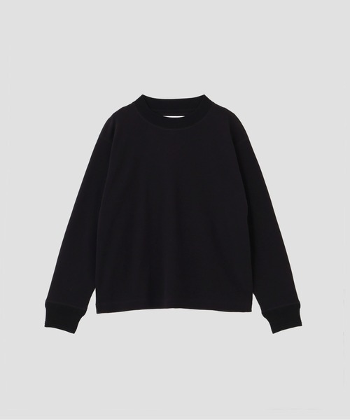 MHL.(エムエイチエル)の「FINE COTTON RIB JERSEY(Tシャツ/カットソー・レディース・ブラック/オフホワイト/ベージュ・2)」の13枚目の写真