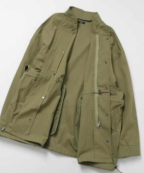 ITEMS URBANRESEARCH（アイテムズ アーバンリサーチ）の「ミリタリーモッズコート（モッズコート・レディース・ブラック/カーキ・FREE）」の7枚目の写真