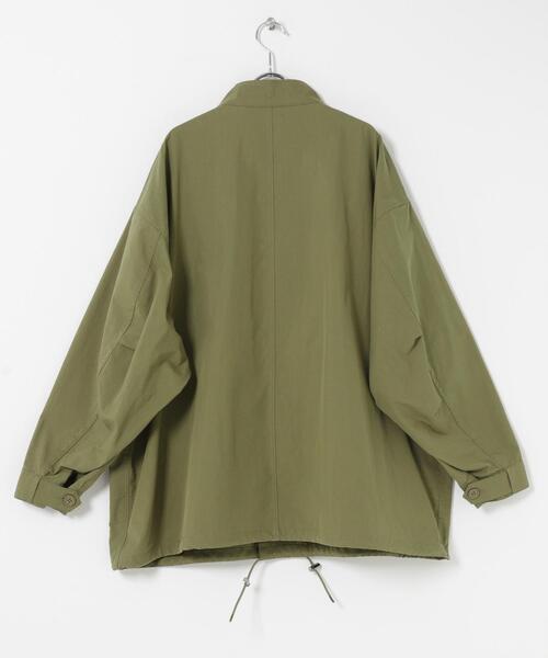 ITEMS URBANRESEARCH（アイテムズ アーバンリサーチ）の「ミリタリーモッズコート（モッズコート・レディース・ブラック/カーキ・FREE）」の8枚目の写真