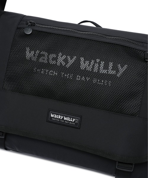 Wacky WiLLy（ワッキーウィリー）の「[26SS] FLIGHT V2 MESSENGER BAG（メッセンジャーバッグ・メンズ・ブラック/アイボリー・FREE）」の7枚目の写真