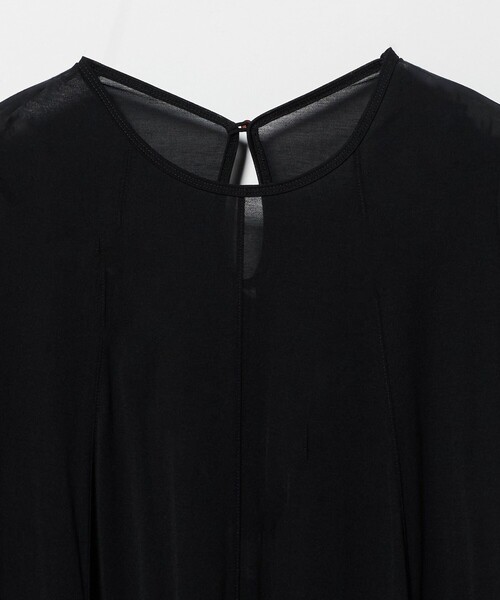 Steven Alan（スティーブンアラン）の「＜HAKUJI＞SHEER TWIST JERSEY HS DRESS/ワンピース（ワンピース・レディース・ブラック・FREE）」の3枚目の写真
