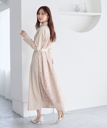 Andemiu | バックレースシャツワンピース644046(シャツワンピース)