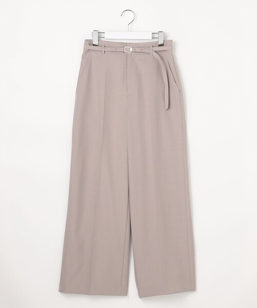 ANY SIS（エニィスィス）の「スマートビューティストレッチベルト ワイドパンツ（その他パンツ・レディース・黄土色系/ライトグレー系/ネイビー系・MEDIUM/SMALL/LARGE）」の4枚目の写真