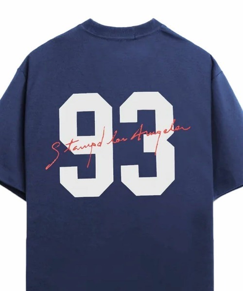 STAMPD（スタンプド）の「【STAMPD】LA 001 93 RELAXED TEE - VINTAGE WASHED / ネイビー×ホワイト [SLA-M4362TE]（Tシャツ/カットソー・メンズ・ネイビー・M/L/LL）」の10枚目の写真