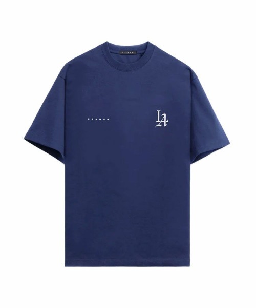 STAMPD（スタンプド）の「【STAMPD】LA 001 93 RELAXED TEE - VINTAGE WASHED / ネイビー×ホワイト [SLA-M4362TE]（Tシャツ/カットソー・メンズ・ネイビー・M/L/LL）」の11枚目の写真
