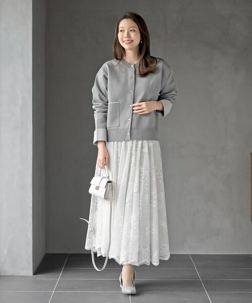 rps（アールピーエス）の「レースロングスカート（スカート・レディース・オフホワイト/ブラック/ブラック系その他2/ホワイト系その他2・フリー）」の13枚目の写真