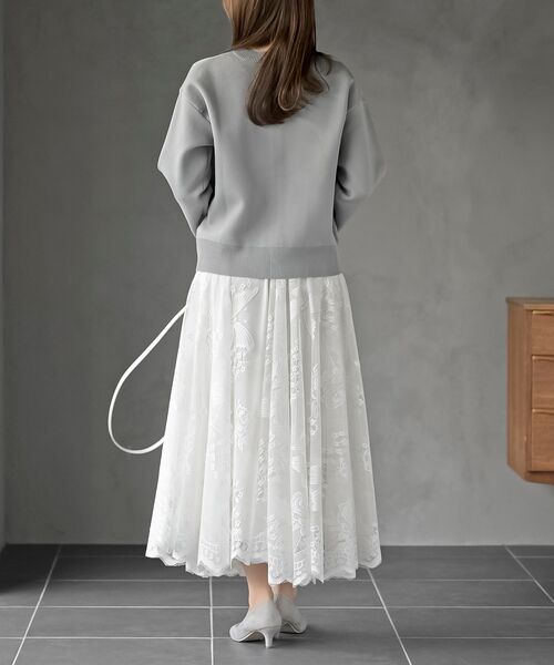 rps（アールピーエス）の「レースロングスカート（スカート・レディース・オフホワイト/ブラック/ブラック系その他2/ホワイト系その他2・フリー）」の16枚目の写真