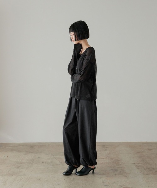 LOWRYS FARM（ローリーズファーム）の「ナイロンバルーンパンツ 639548（その他パンツ・レディース・ベージュ/ブラック/カーキ・FREE）」の7枚目の写真