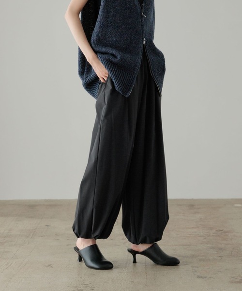 LOWRYS FARM（ローリーズファーム）の「ナイロンバルーンパンツ 639548（その他パンツ・レディース・ベージュ/ブラック/カーキ・FREE）」の8枚目の写真