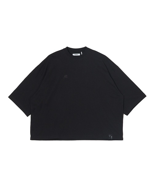 MSML（エムエスエムエル）の「HALF SLEEVE WIDE T-SHIRT（Tシャツ/カットソー・メンズ・ホワイト/ブラック・M/L）」の2枚目の写真