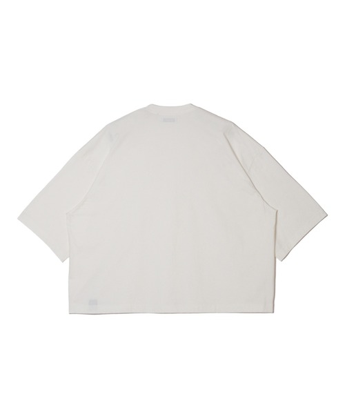 MSML（エムエスエムエル）の「HALF SLEEVE WIDE T-SHIRT（Tシャツ/カットソー・メンズ・ホワイト/ブラック・M/L）」の4枚目の写真