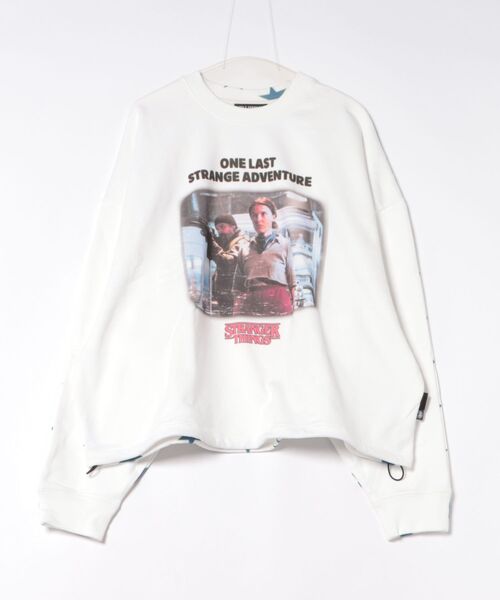 Little sunny bite(リトルサニーバイト)の「littlesunnybite/リトルサニーバイト/stranger graphic sweat top(スウェット・レディース・ネイビー/ホワイト・S)」の18枚目の写真