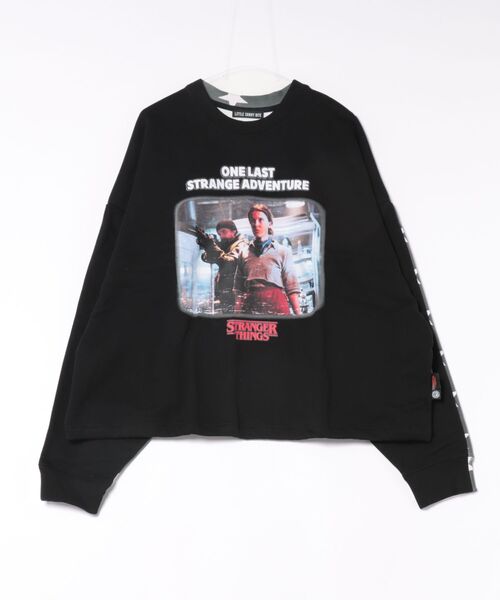 Little sunny bite(リトルサニーバイト)の「littlesunnybite/リトルサニーバイト/stranger graphic sweat top(スウェット・レディース・ネイビー/ホワイト・S)」の19枚目の写真