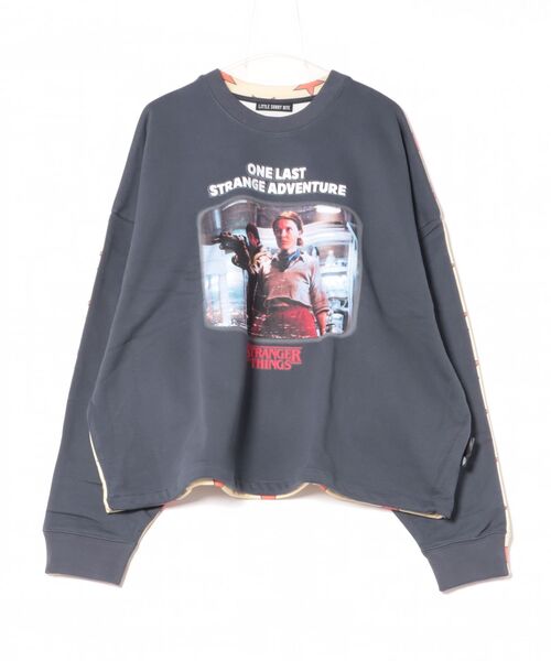 Little sunny bite(リトルサニーバイト)の「littlesunnybite/リトルサニーバイト/stranger graphic sweat top(スウェット・レディース・ネイビー/ホワイト・S)」の20枚目の写真