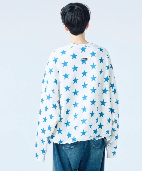 Little sunny bite(リトルサニーバイト)の「littlesunnybite/リトルサニーバイト/stranger graphic sweat top(スウェット・レディース・ネイビー/ホワイト・S)」の3枚目の写真