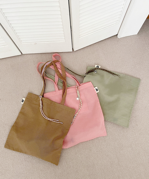 LE TALON（ルタロン）の「LE TALON spring sheer tote（トートバッグ・レディース・カーキ/ピンク/グリーン・FREE）」の9枚目の写真