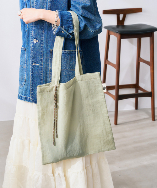 LE TALON（ルタロン）の「LE TALON spring sheer tote（トートバッグ・レディース・カーキ/ピンク/グリーン・FREE）」の12枚目の写真