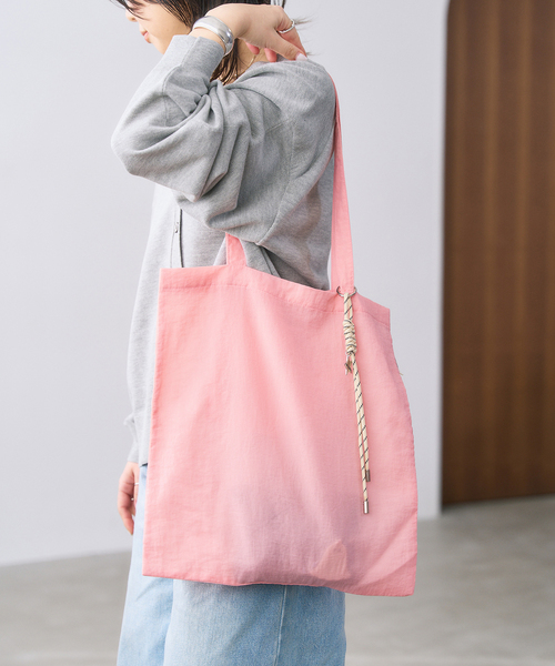 LE TALON（ルタロン）の「LE TALON spring sheer tote（トートバッグ・レディース・カーキ/ピンク/グリーン・FREE）」の13枚目の写真