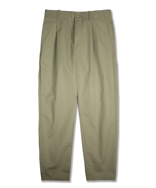 UNIVERSAL OVERALL(ユニバーサルオーバーオール)の「Adietive TUCK TAPERD(チノパンツ・メンズ・チャコールグレー/ブラック/ベージュ・S/M/L/XL)」の9枚目の写真