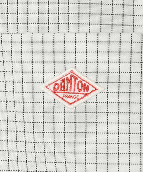 DANTON(ダントン)の「DANTON | ポリオックスフォード ボタンダウン長袖シャツ MEN(シャツ/ブラウス・メンズ・グリーン系その他/ホワイト系その他・40/42/38)」の3枚目の写真