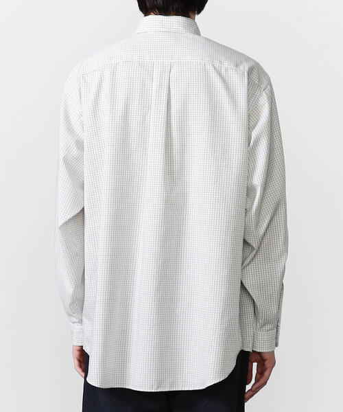 DANTON(ダントン)の「DANTON | ポリオックスフォード ボタンダウン長袖シャツ MEN(シャツ/ブラウス・メンズ・グリーン系その他/ホワイト系その他・40/42/38)」の6枚目の写真
