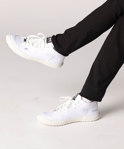 NICOLE CLUB FOR MEN（ニコルクラブフォーメン）の「Admiral 別注　撥水スニーカー（スニーカー・メンズ・ホワイト/ブラック・25.5cm/26.5cm/27.5cm）」の15枚目の写真