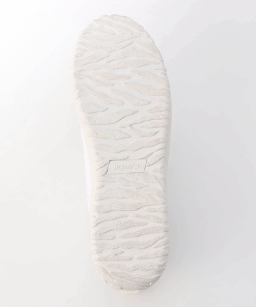 NICOLE CLUB FOR MEN（ニコルクラブフォーメン）の「Admiral 別注　撥水スニーカー（スニーカー・メンズ・ホワイト/ブラック・25.5cm/26.5cm/27.5cm）」の4枚目の写真