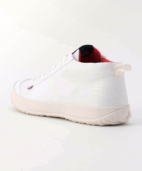 NICOLE CLUB FOR MEN（ニコルクラブフォーメン）の「Admiral 別注　撥水スニーカー（スニーカー・メンズ・ホワイト/ブラック・25.5cm/26.5cm/27.5cm）」の9枚目の写真