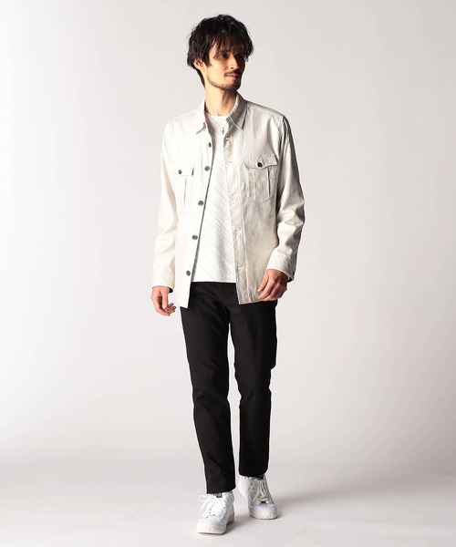 NICOLE CLUB FOR MEN（ニコルクラブフォーメン）の「Admiral 別注　撥水スニーカー（スニーカー・メンズ・ホワイト/ブラック・25.5cm/26.5cm/27.5cm）」の12枚目の写真